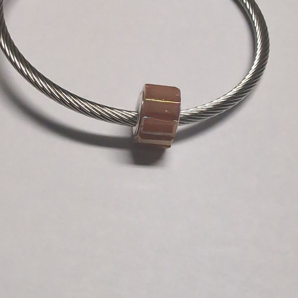 Brown Charm for Pandora Style Bracelet